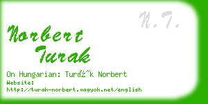 norbert turak business card
